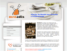Tablet Screenshot of menadis.es